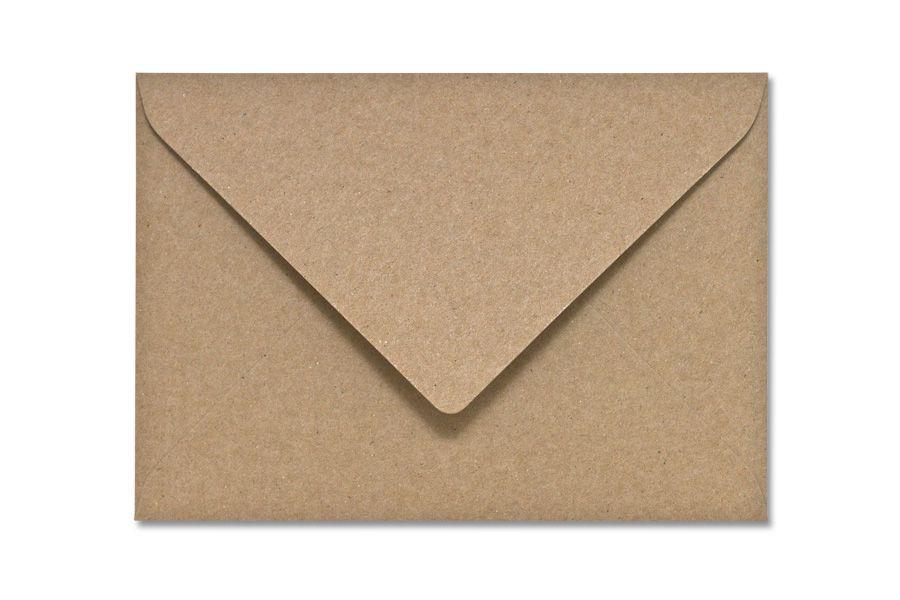 Briefhüllen C6 114x162 mm Nassklebend Recycling Braun 100 g/qm